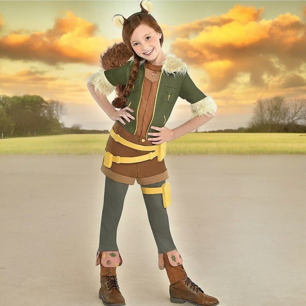 Marvel Rising Secret Warriors Squirrel Girl Size L Halloween Child Costume 12-14